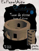 Torre de pizzas / Tower of pizzas
