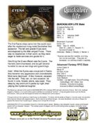 Eyenas: Set 3, Quicksilver Paper Minis