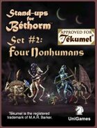 Four Nonhumans: Set 2, Bethorm Paper Minis