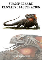 Swamp Lizard Stock Art