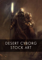 Post Apocalypse Sci-Fi Cyborg Stock Art