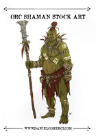 Orc Shaman Stock Art