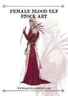 Blood Elf Woman Stock Art
