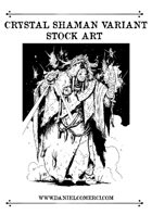 Crystal Shaman Stock Art