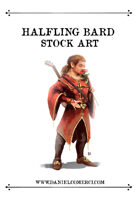 Halfling Bard Stock Art