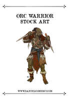 Orc Savage Warrior Stock Art