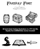Fantasy Font - TTF Font File with Lifetime Commercial License