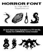 Horror Font - TTF Font File with Lifetime Commercial License
