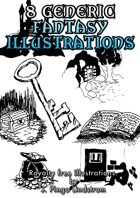 8 Generic Fantasy Illustrations for any RPG