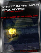 street in the night apocalypse