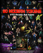 80 Modern days character tokens