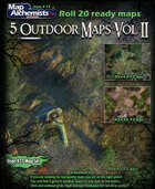 5 Outdoor Battle-Maps Volume II For roll 20