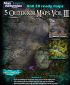 5 Outdoor Battle-Maps Volume III for Roll 20