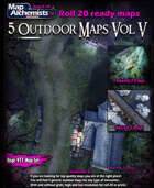 5 Outdoor Battle-Maps Voulme V for Roll 20