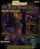 4 Medieval city streets for Roll 20