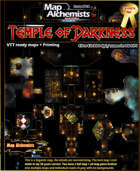 The Temple of Darkness map and room set for VTT & Printing