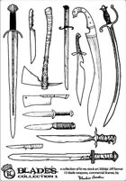 Blades collection 1 - fantasy stock art