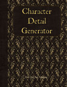 Character Detail Generator