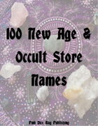 100 New Age & Occult Store Names