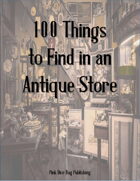 100 Things to Find in an Antique Store