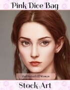 Stock Art-Red Haired Female Elf Portrait
