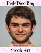 Stock Art-Smiling Male Halfling Portrait
