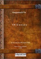 Gregorius21778: 50 Curses