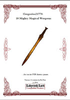 Gregorius21778: 10 Mighty Magical Weapons