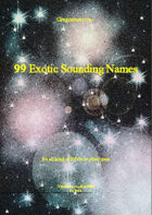 Gregorius21778: 99 Exotic Sounding Names