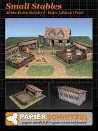 Small Stables At-The-Farm II BASIC EDITION WOOD