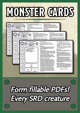 D&D 5th Edition Monster Cards