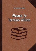 Carnet de lectures rôlistes