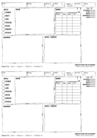 Barbaric! Character Sheets