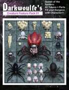 Darkwoulfe's Token Pack - Creature Feature Vol 01 - Queen of the Spiders