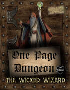 One Page Dungeon: The Wicked Wizard