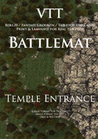 VTT Battlemap - Temple Entrance Map