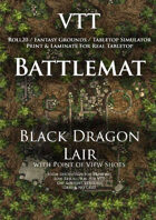 VTT Battlemap - Black Dragon Lair