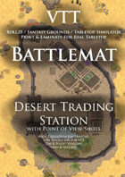 VTT Battlemap - Desert Trading Station