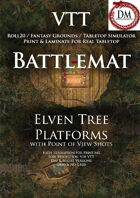 VTT Battlemap - Elven Tree Platforms