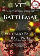 VTT Battlemap - Volcano Part 1: Base Path