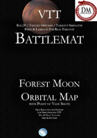 VTT Battlemap - Forest Moon Orbital Map