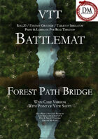 VTT Battlemap - Forest Path Bridge