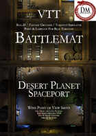 VTT Battlemap - Desert Planet Spaceport