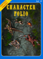 Fantasy Tokens Set 17: Character Folio