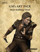 GMART113 Male Halfling Thief