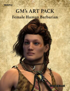 GMART106 Female Human Barbarian
