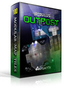 MapSmyth Maps: NEBULUS OUTPOST - Modular Dungeon Tiles for VTT