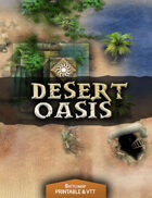 Desert Oasis - Printable & VTT Battlemap