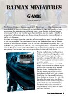 The Golden D6 #1 – Batman Miniatures Game Review